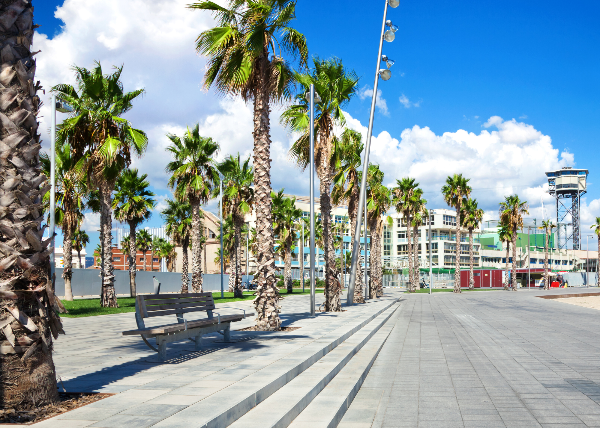 Barcelona boardwalk