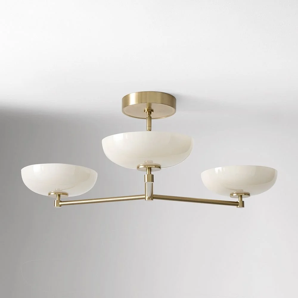 WEST ELM LEA SEMI FLSUH MOUNT