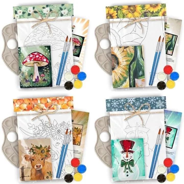 DIY Paint Kit – Complete Paint-Along Art Set for Kids & Adults