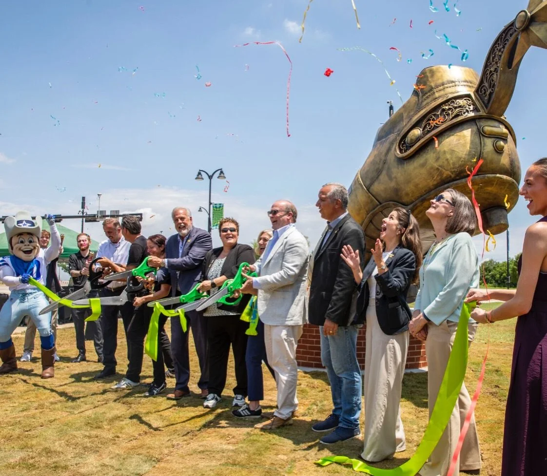 Public art means beauty for everyone! Go check out Arlington&rsquo;s newest sculpture in celebration of @fifaworldcup @fwc26dallas 

Built in 28 days in Nigeria, the Texan Golden Boot weighs 1 ton, is 18 ft long, and is made from reclaimed metal.

It
