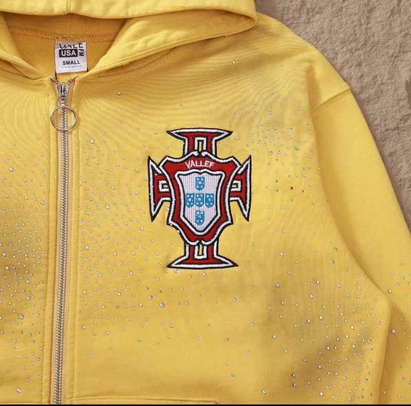 VALE Forever Sun Clustered Zip-Up Hoodie