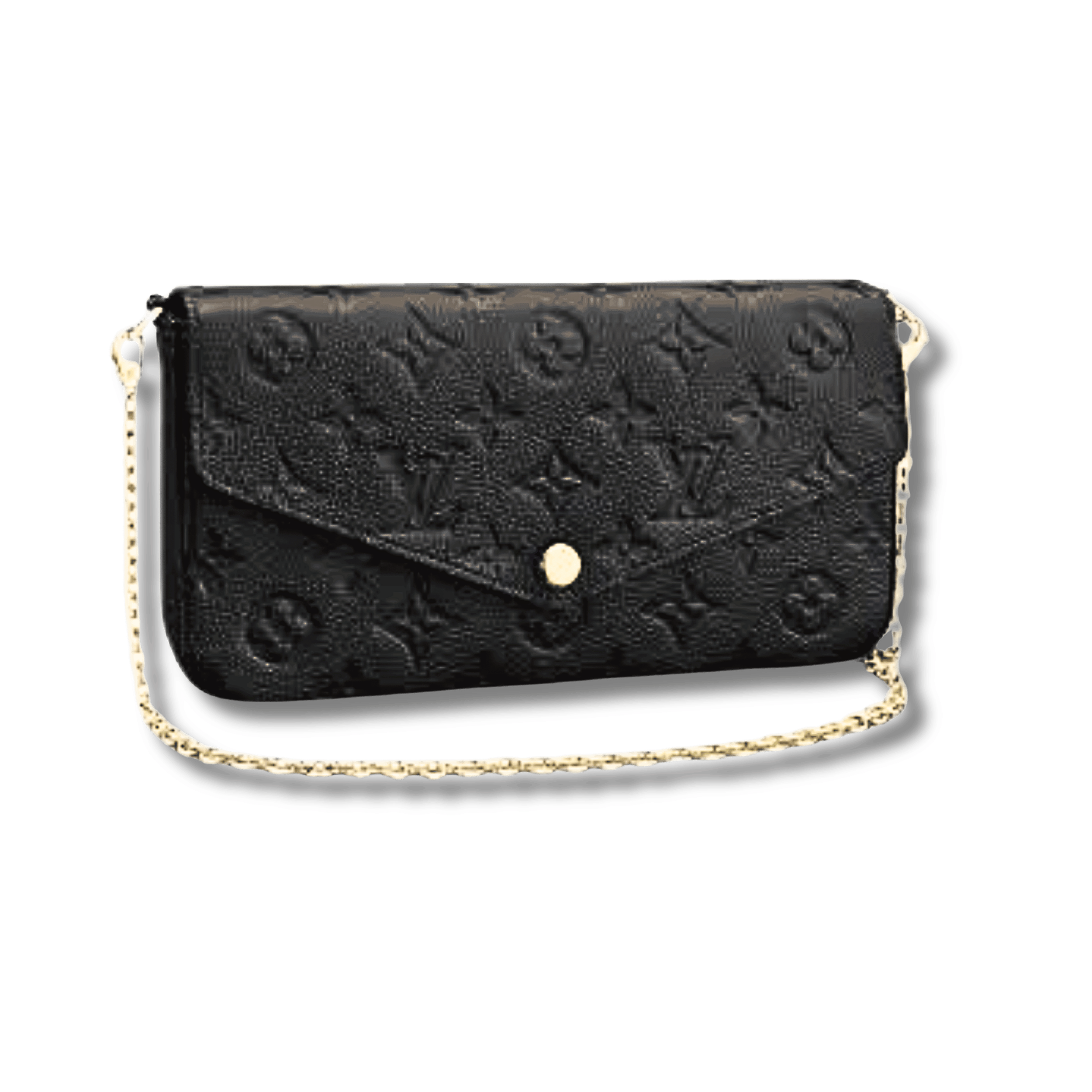 Louis Vuitton Pochette Félicie in Black Empreinte Leather