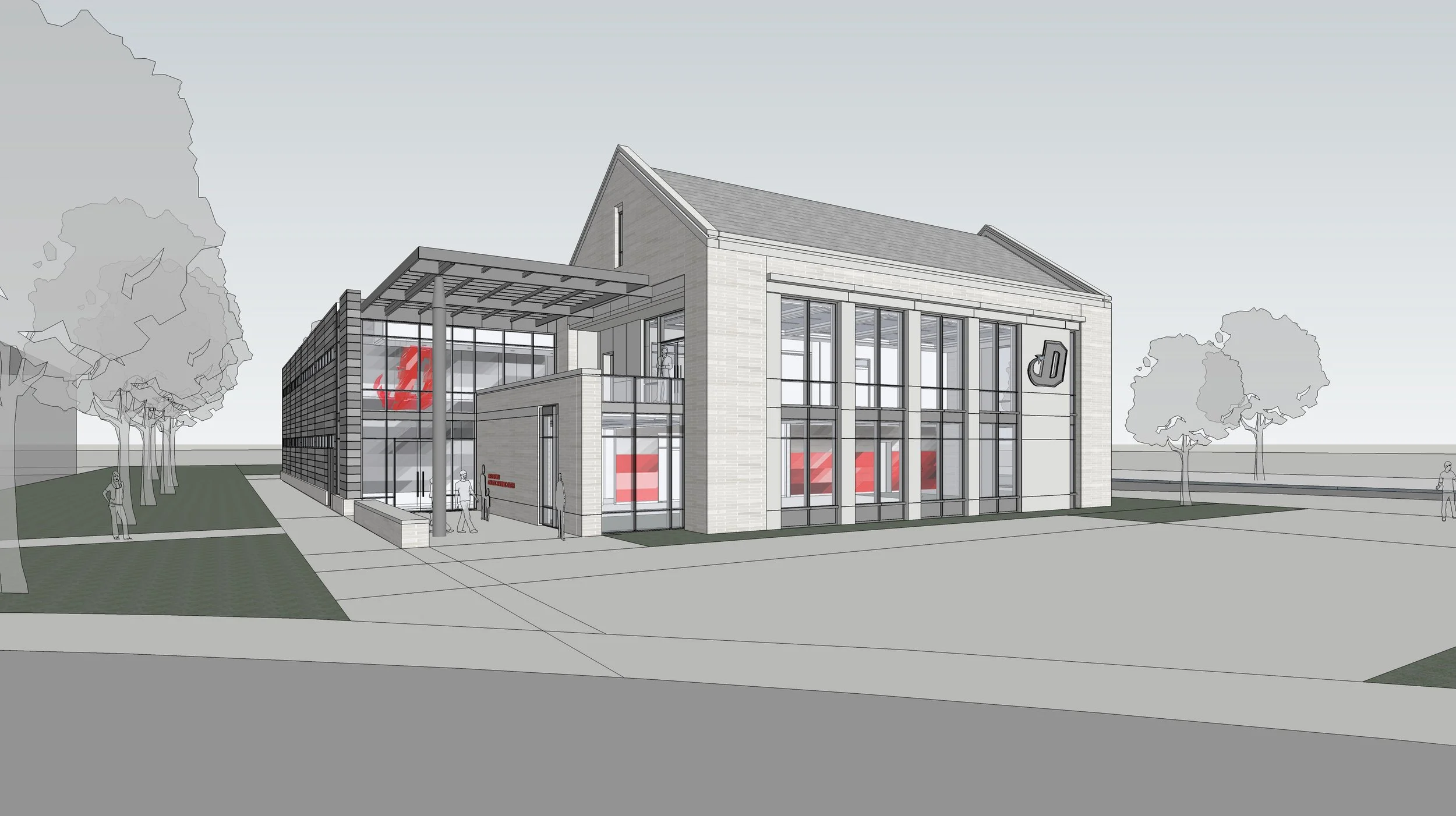 Durden Athletic Training Center Branding