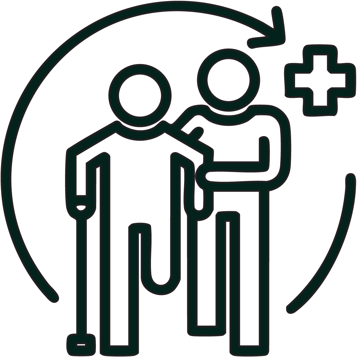 A professional mobile physiotherapist provides hands-on manual therapy and shoulder rehabilitation for a patient during a home visit in Perth.