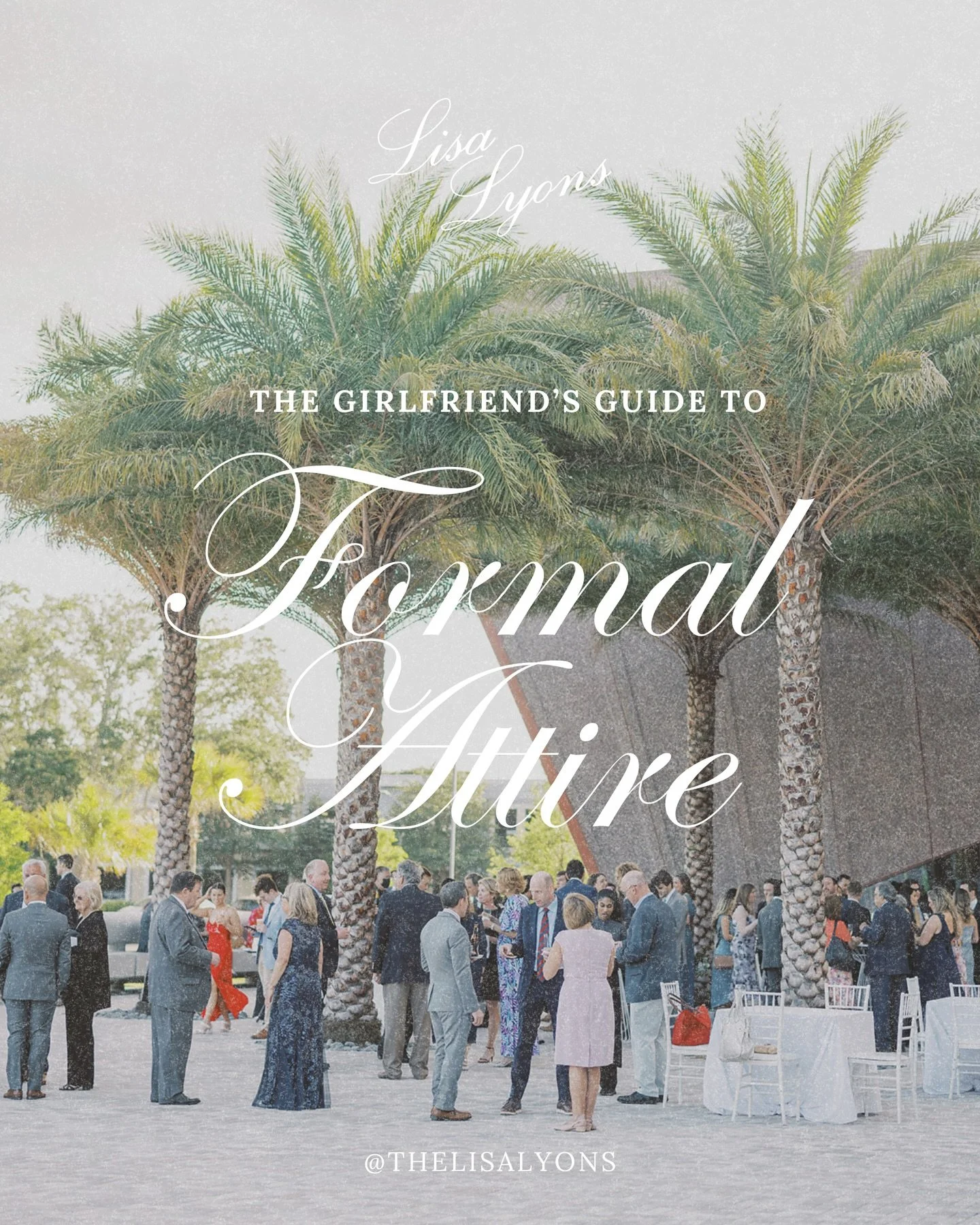 The Girlfriend&rsquo;s Guide to a Formal dress code. Reserved for elegant evening events, this dress code is less formal than Black Tie but more formal than Cocktail. 

Women should opt for a cocktail dress, gown, dressy pantsuit or dressy separates.