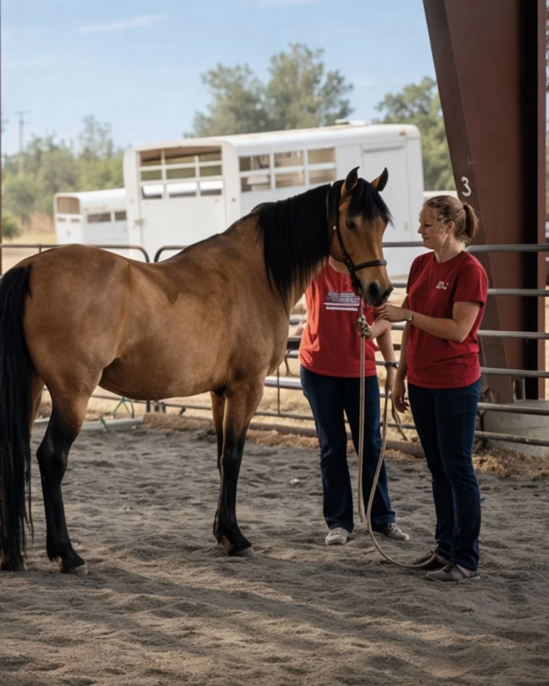 If you&rsquo;ve been thinking about coming, there&rsquo;s still a little space for Saturday.

You&rsquo;re paired with a horse and we walk you through a few simple things to try together.
Nothing rushed. You can step in, step back, watch for a bit&md