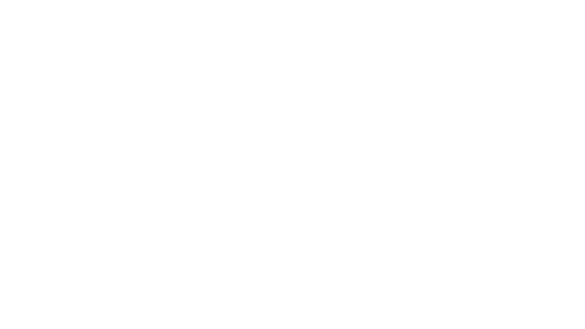 Icon of a clipboard with a checklist and checkmarks.