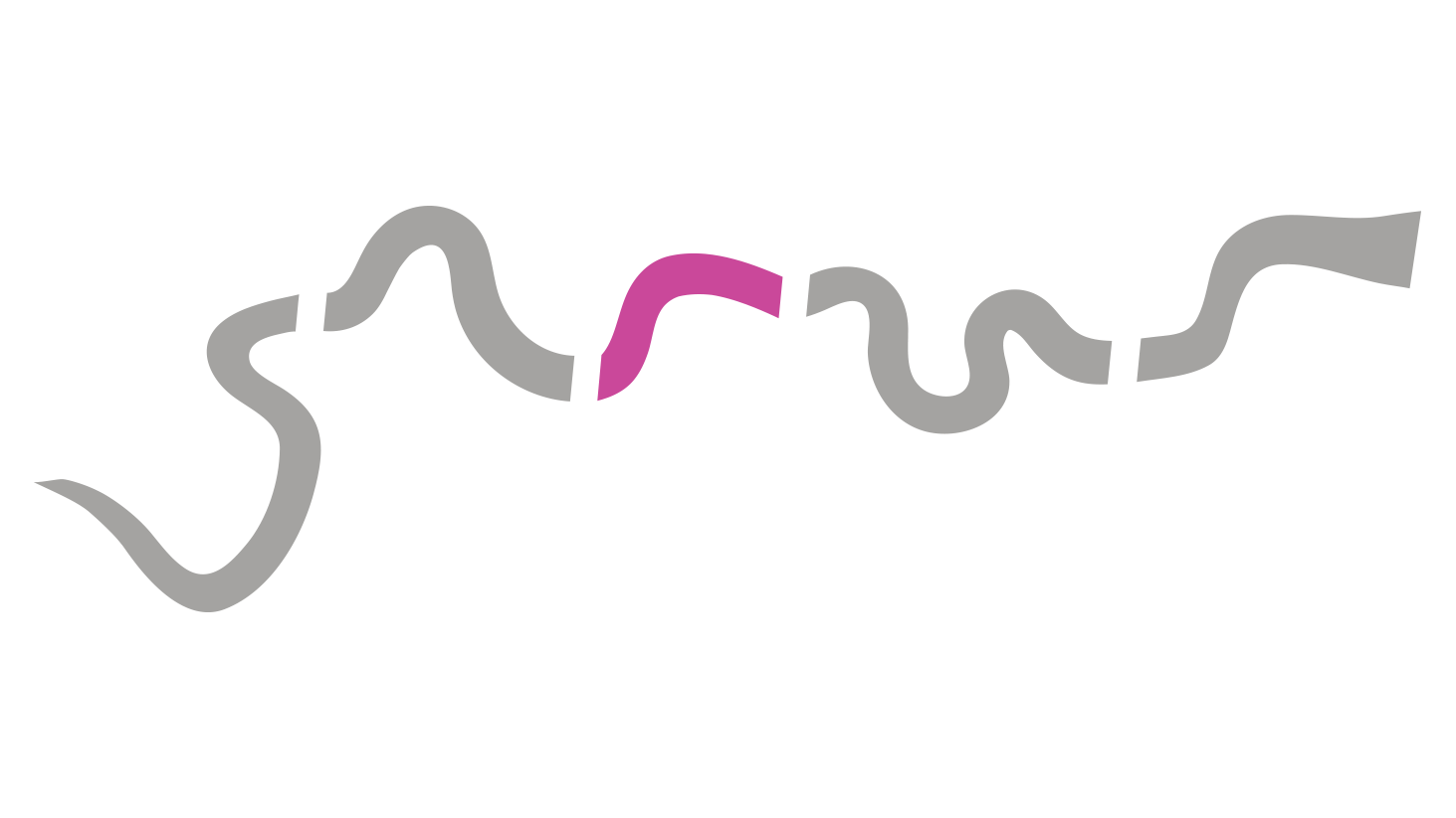 Graphic showing the sillouette of the River Thames, separated by each Thames Strategy Area - all of which are in grey except the Thames Startegy London Central section which is highlighted in pink.
