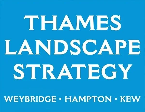 Logo for the Thames Landscape Strategy, which includes Weybridge, Hampton and Kew