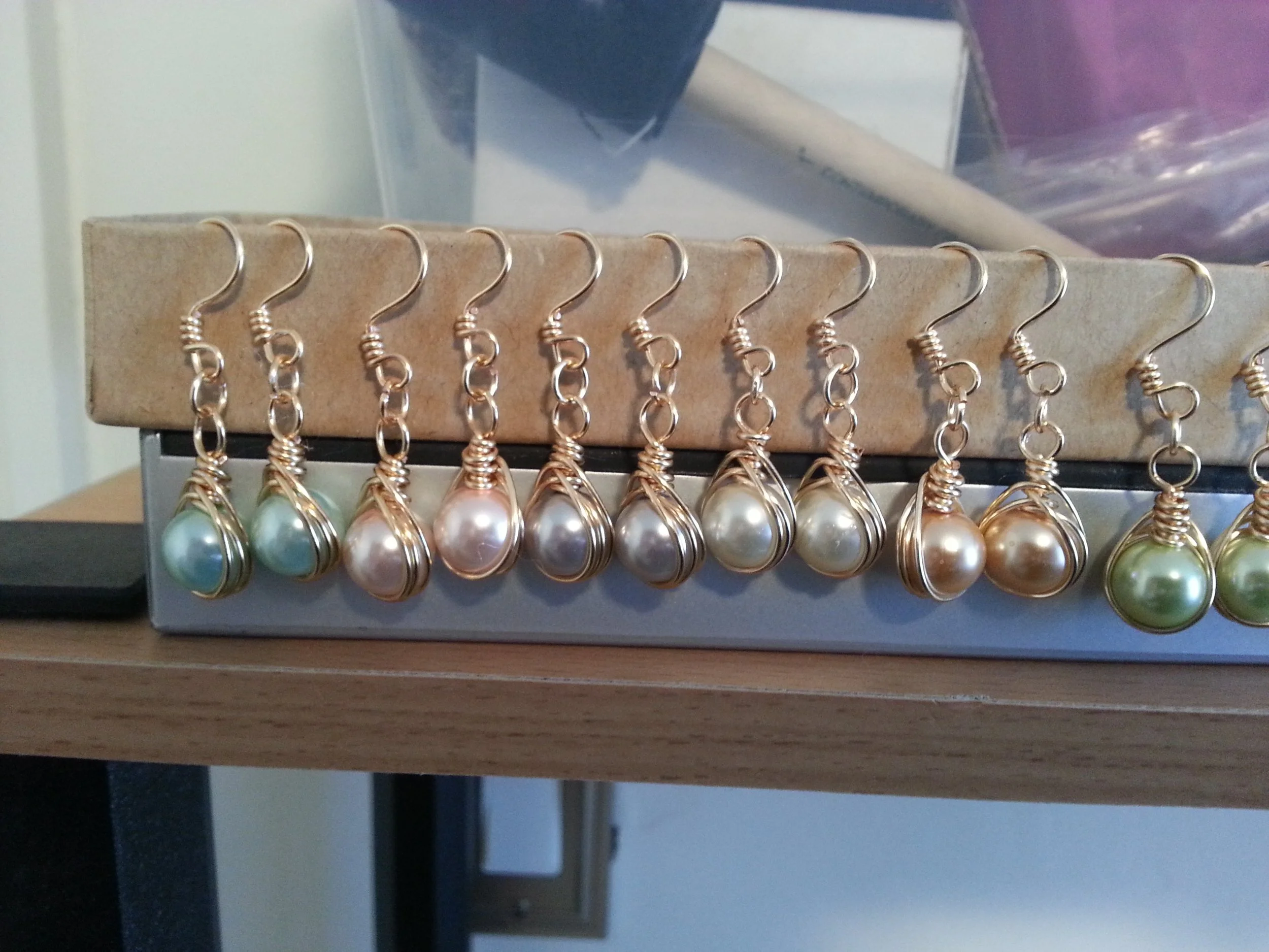 Used to hand wire wrap gems, 2010