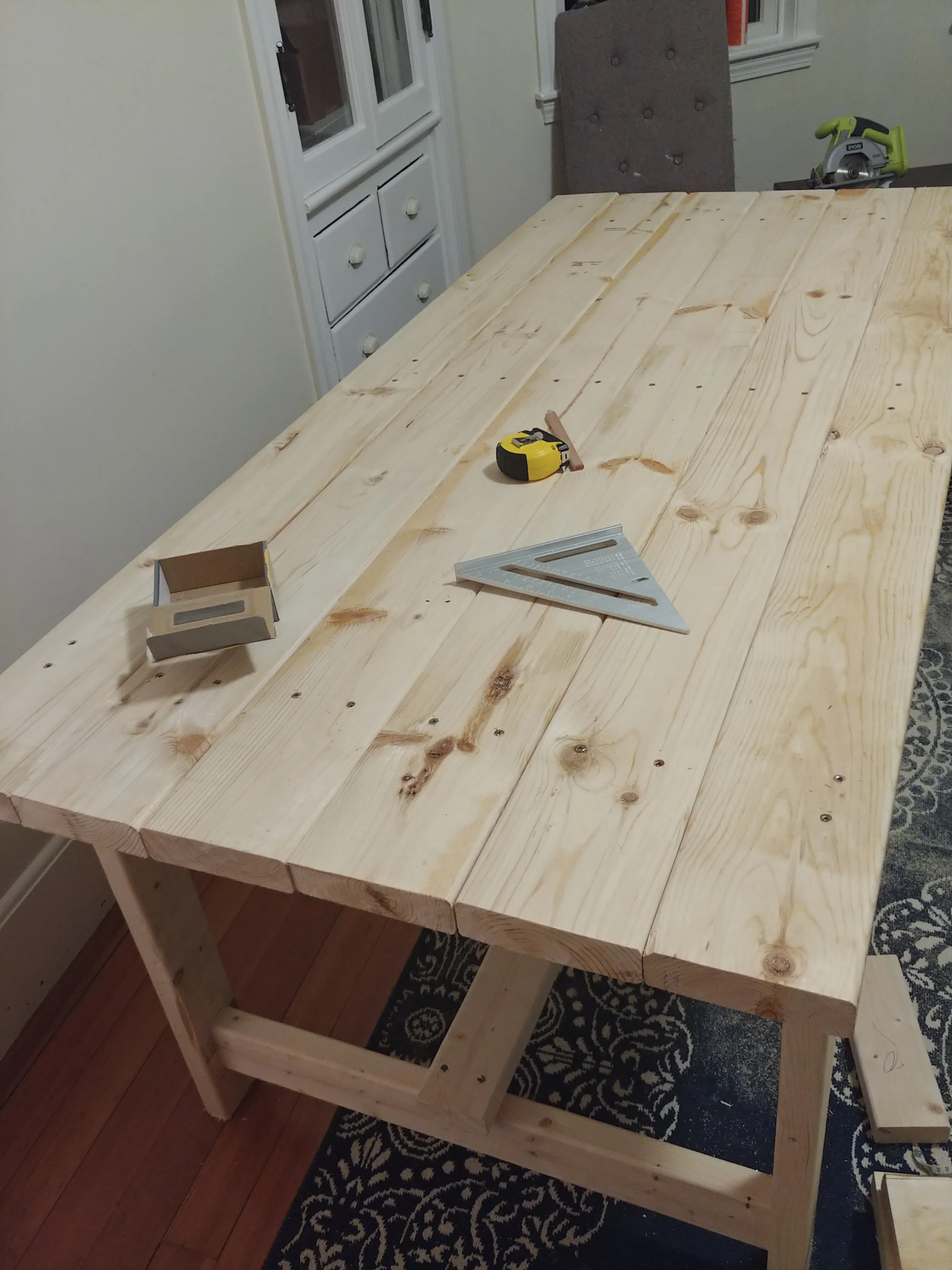 Built my dining table in 2017