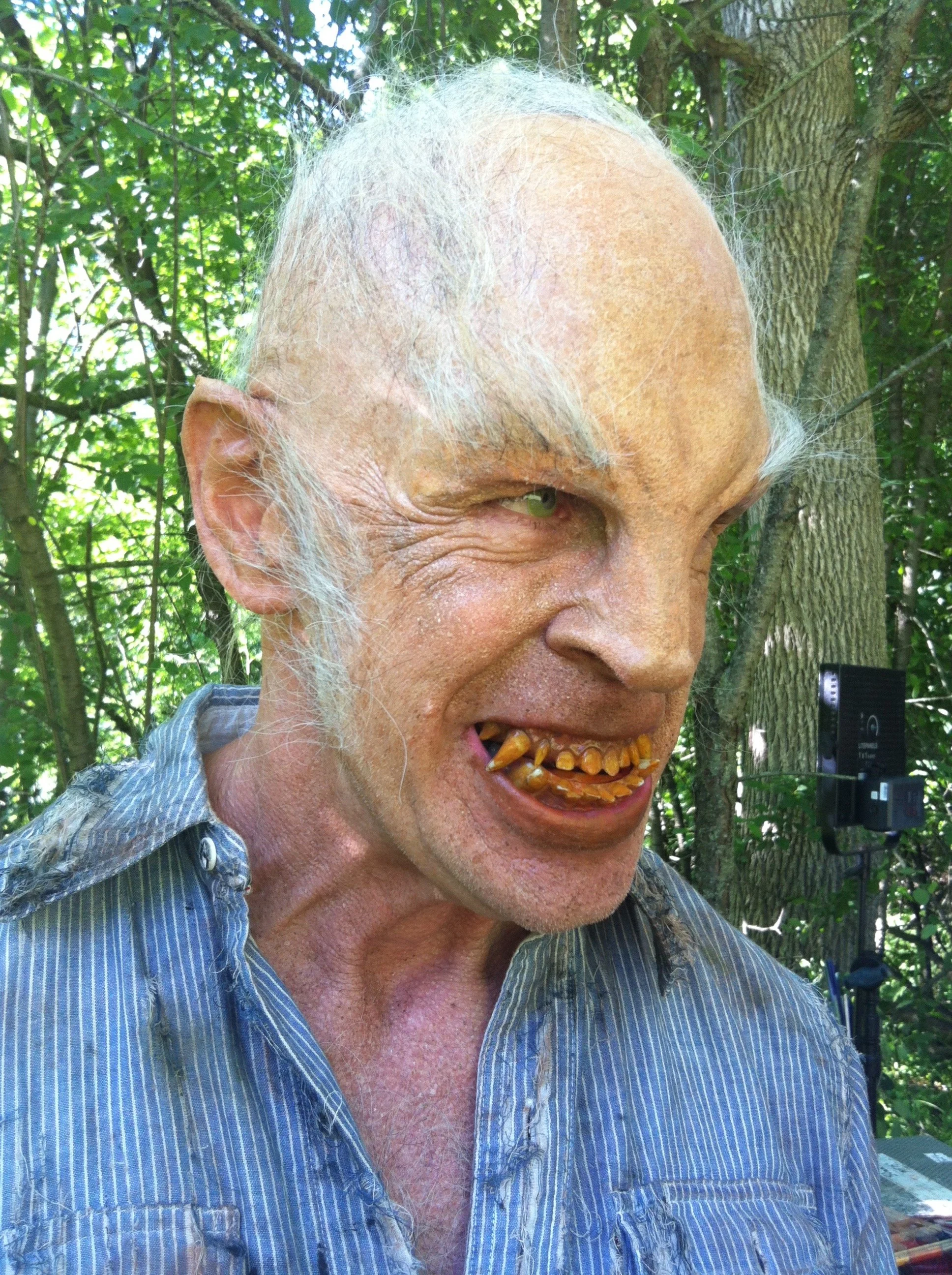 prosthetics, facial hair, teeth