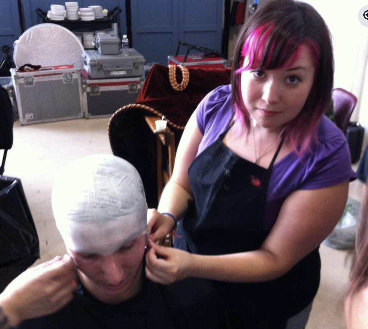 On set - Billy Talent music video - Surprise Surprise

Assisting Shaun Hunter