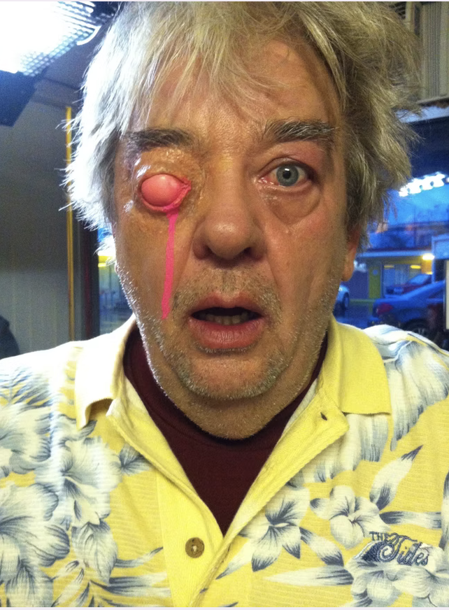 Character from movie 88. Gum ball eyeball