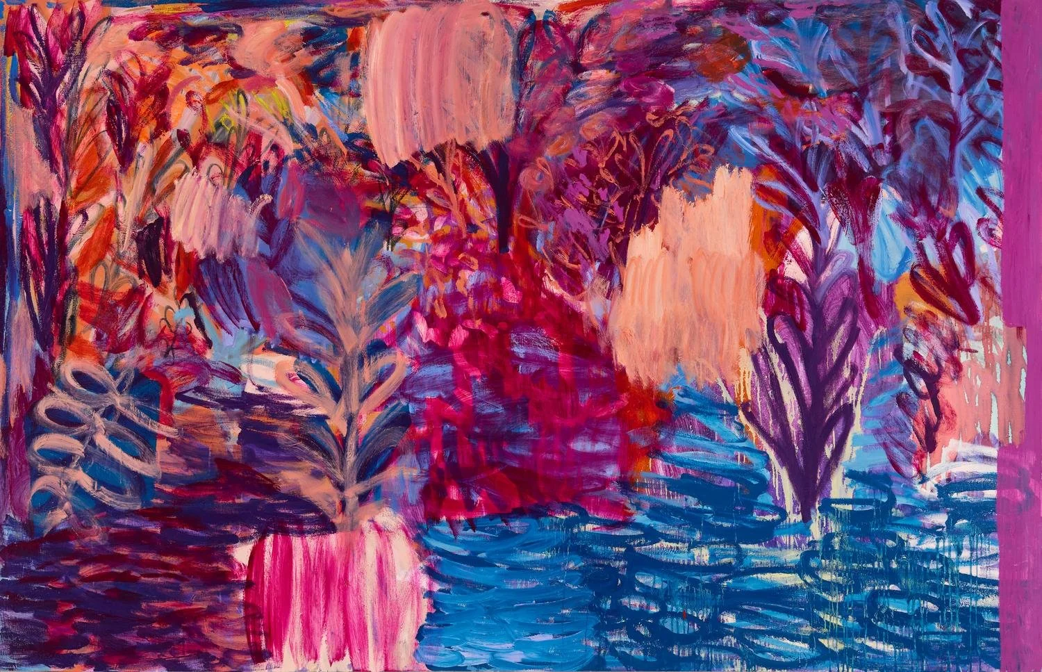 A Perfect Line Doesn’t Mean It’s Straight
162cm x 253cm
Oil on Canvas, London 2024  