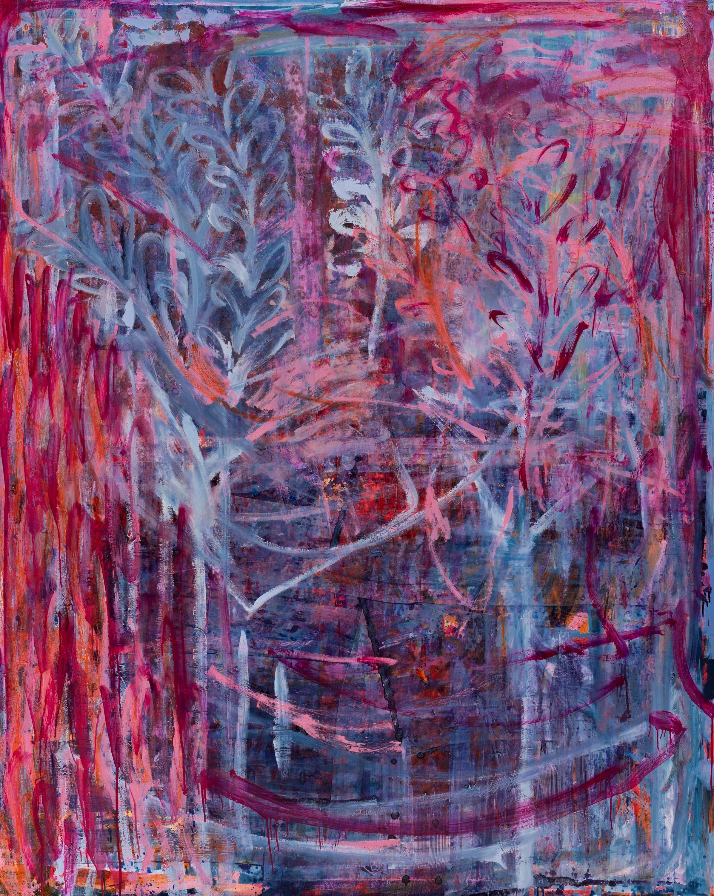 2 Minutes, 200cm x 160cm , Oil on Canvas, London 2025
