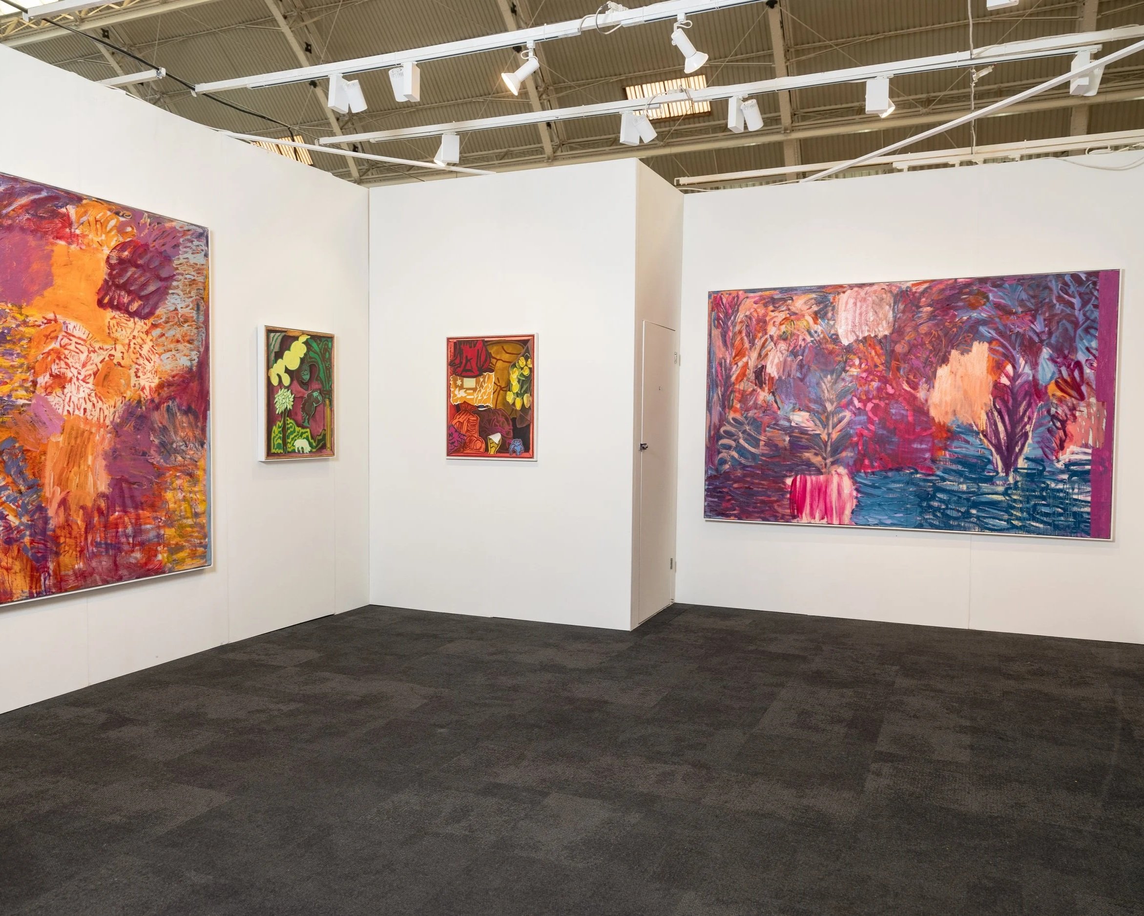 Zach Zono Install Photo - London Art Fair - Two Person Booth, The Tagli, London, UK 2025