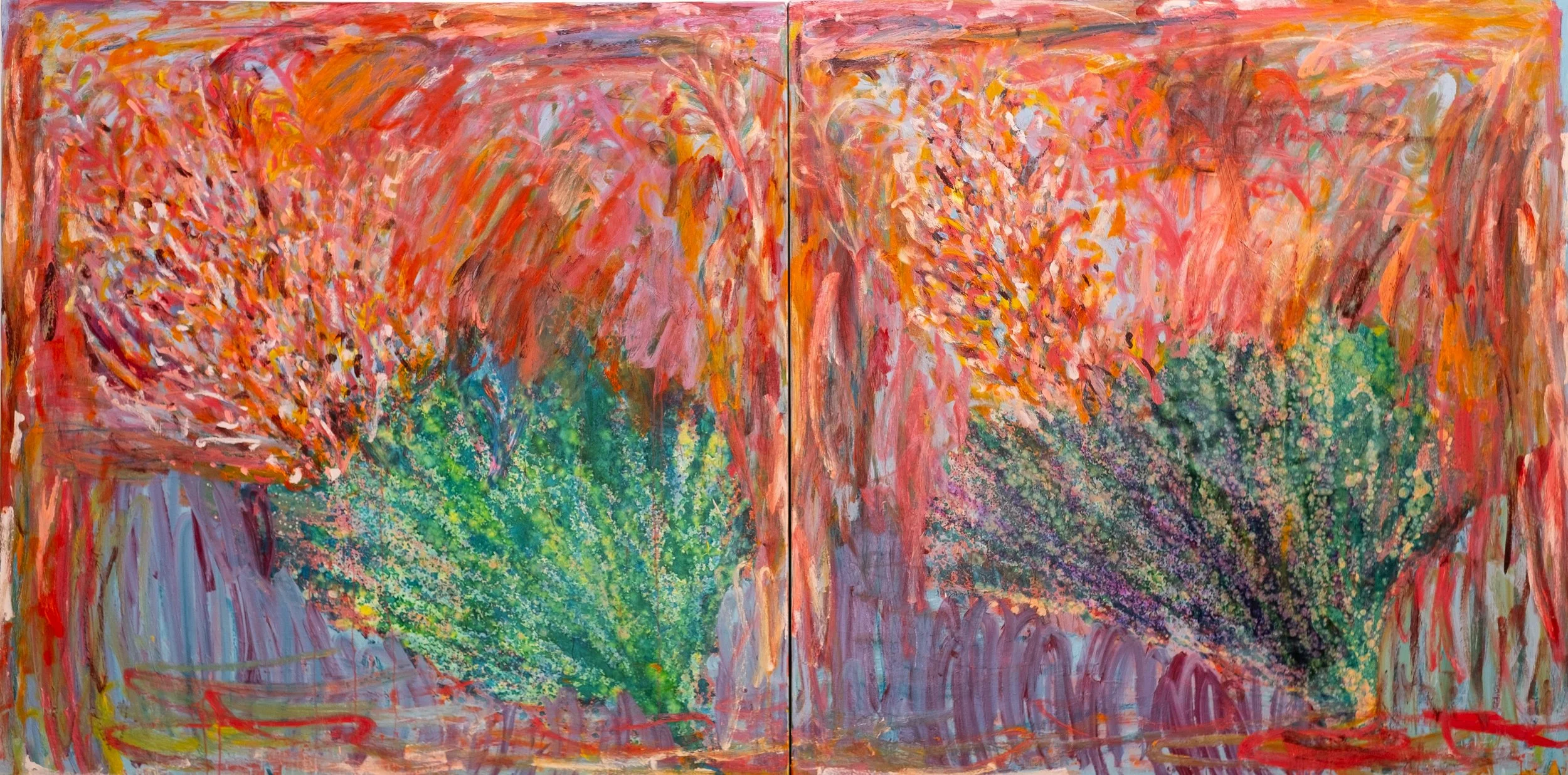 River Man, 180cm x 360cm, Oil on Canvas, London 2025
