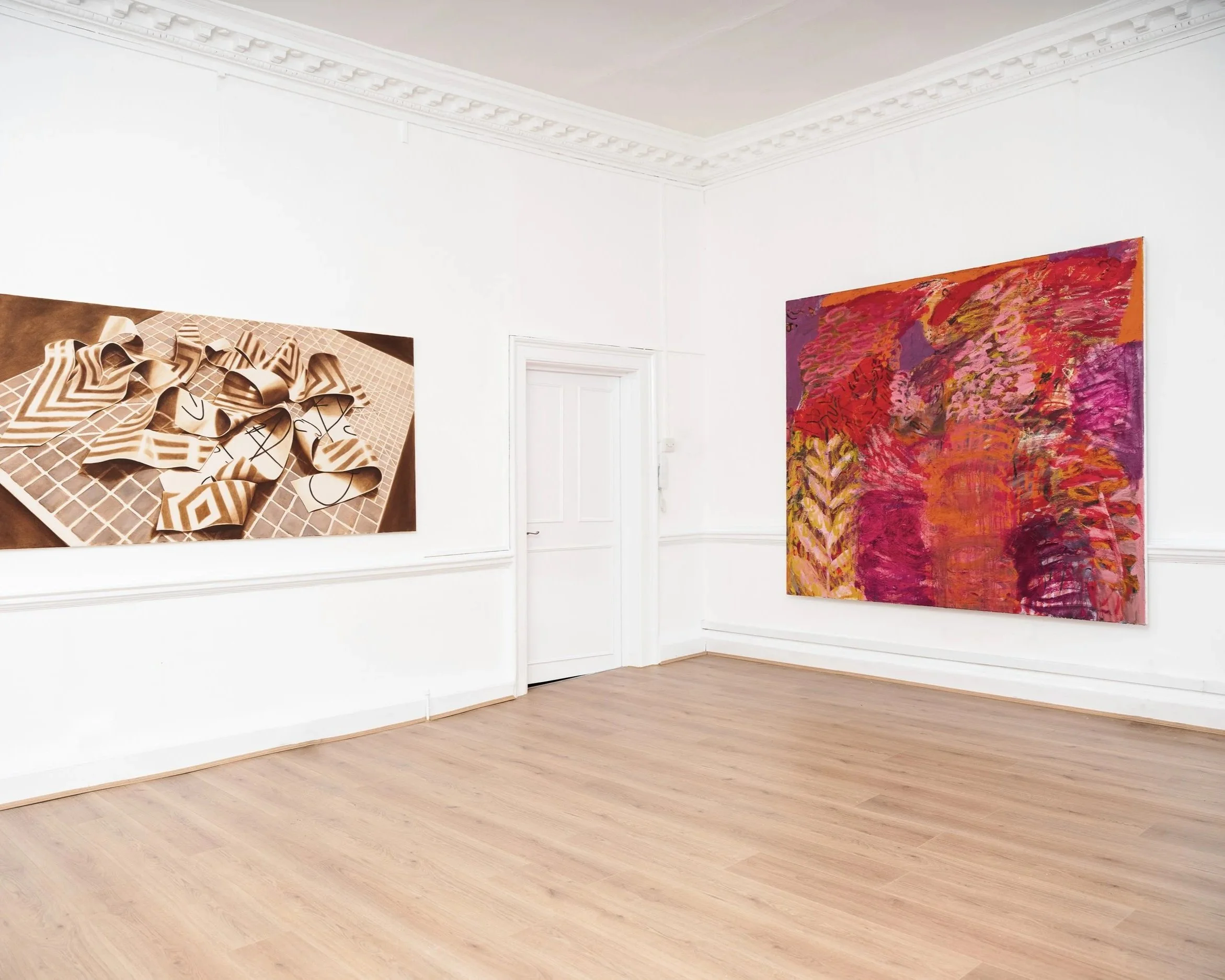 Zach Zono Install Photo - The Longest Time - Two Person Exhibition, Hurst Contemporary, London, UK 2024