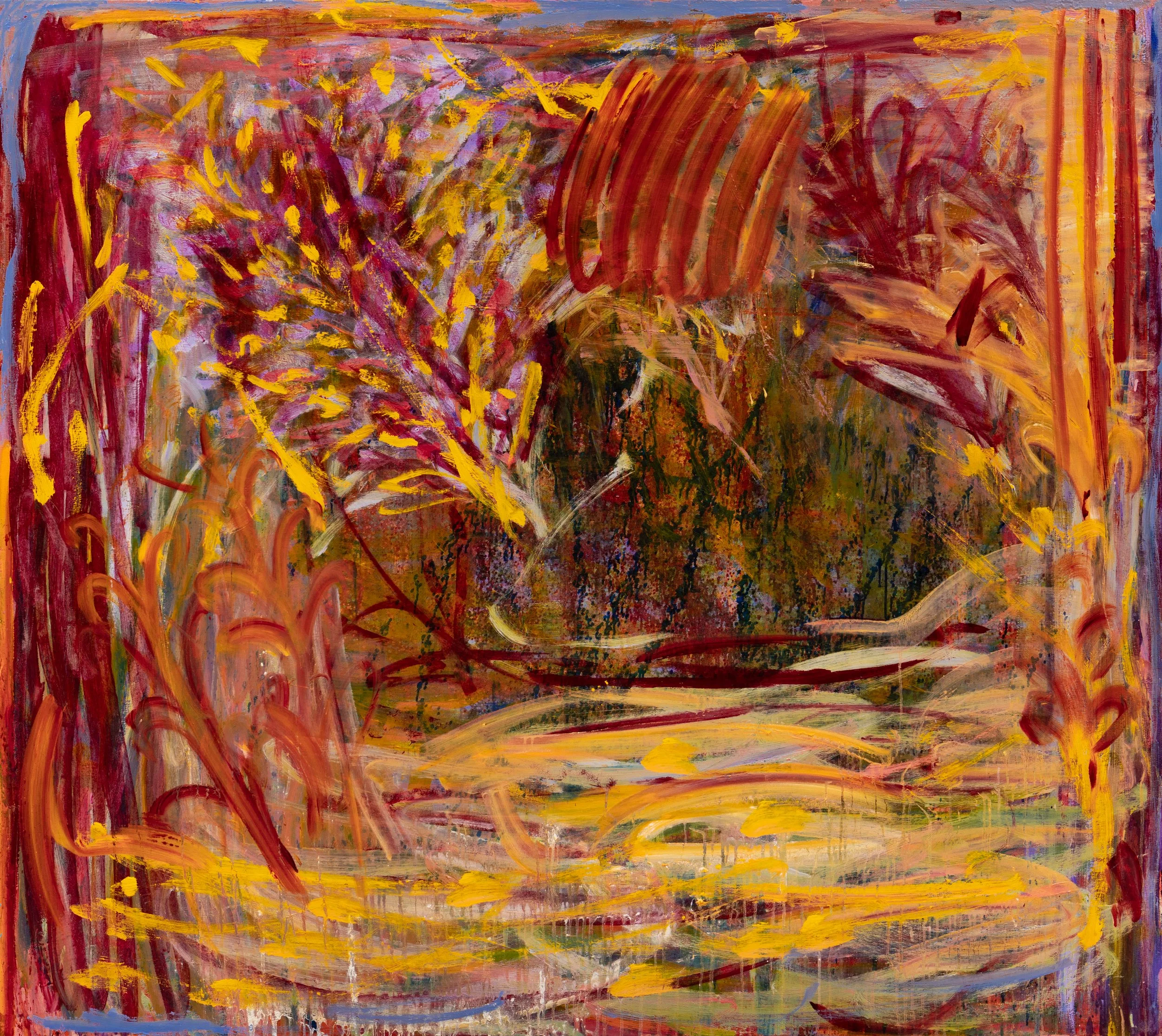 Counting Corners, 160cm x 180cm , Oil on Canvas, London 2025
