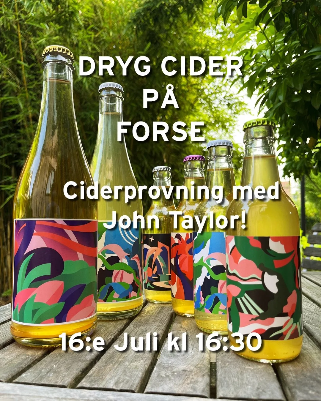 En ciderresa med John Taylor!
P&aring; torsdag f&aring;r vi bes&ouml;k av v&aring;r kollega John Taylor som driver @drygcider tillsammans med Torun Jorde och Johan Lenasson. 
John ber&auml;ttar m&aring;lande om hur det kom sig att han blev en ciderpi