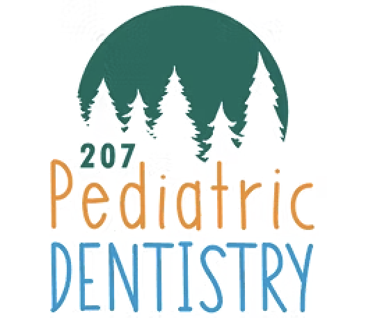 Logo for 207 Pediatric Dentistry featuring trees and stylized text.