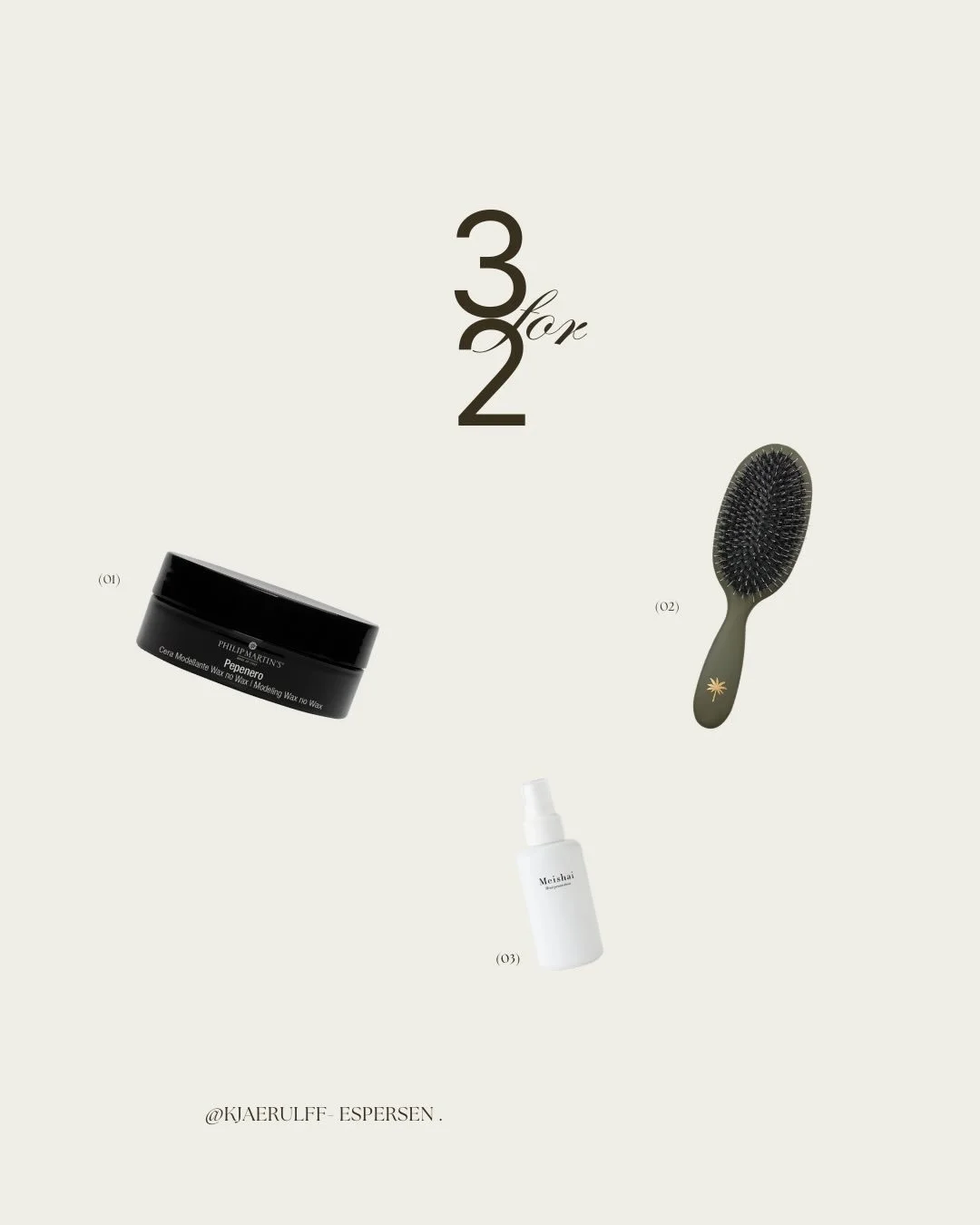 i anledning af lette for&aring;rsfornemmelser vil vi, de kommende m&aring;neder, k&oslash;re tilbud tv&aelig;rs over alle vores produktserier 🍃

#epres #philipmartins #fanpalm #meishai #moroccanoil