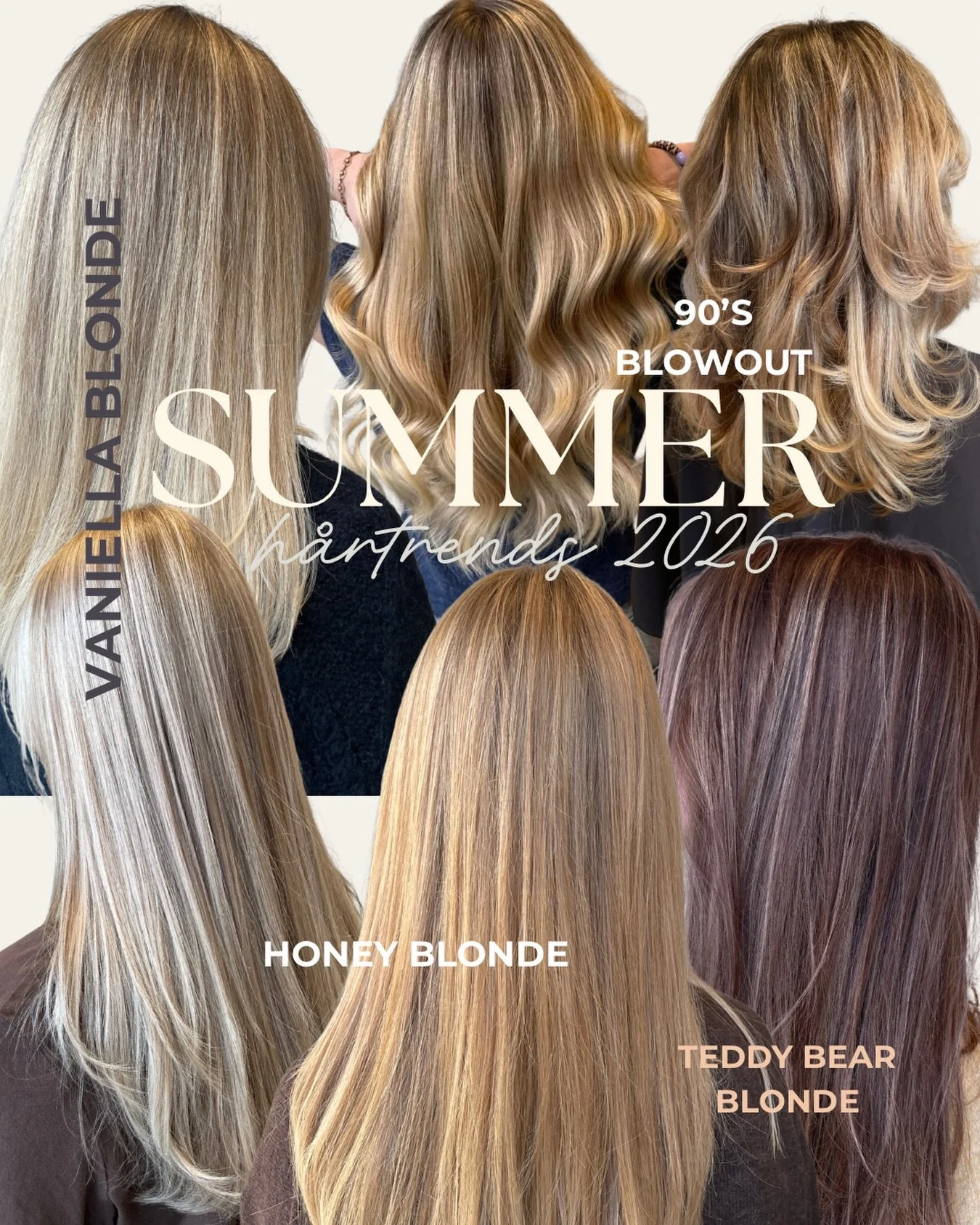h&aring;rtrends this summer 🌞
#honeyblond #teddybearblonde #vanilablonde #90sblowout