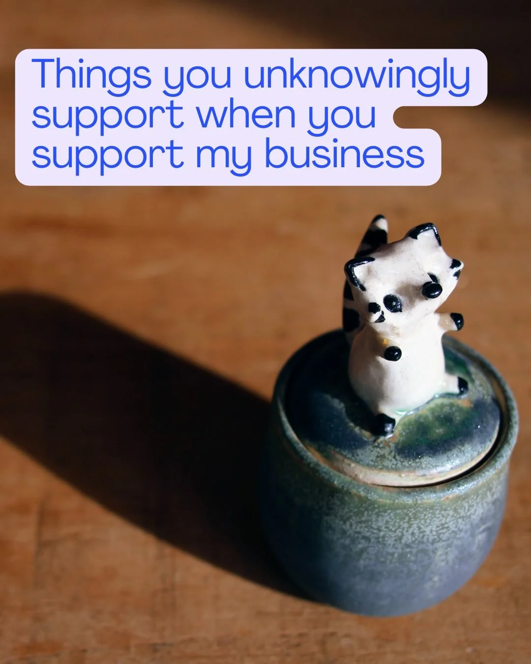 Things you don&rsquo;t know you&rsquo;re helping fund / not fund when you buy from me!

As a born leftie, 10 year vegan, these are things that are really important to me. And yeah, &pound;1/ month isn&rsquo;t a huge donation, but all our individual a