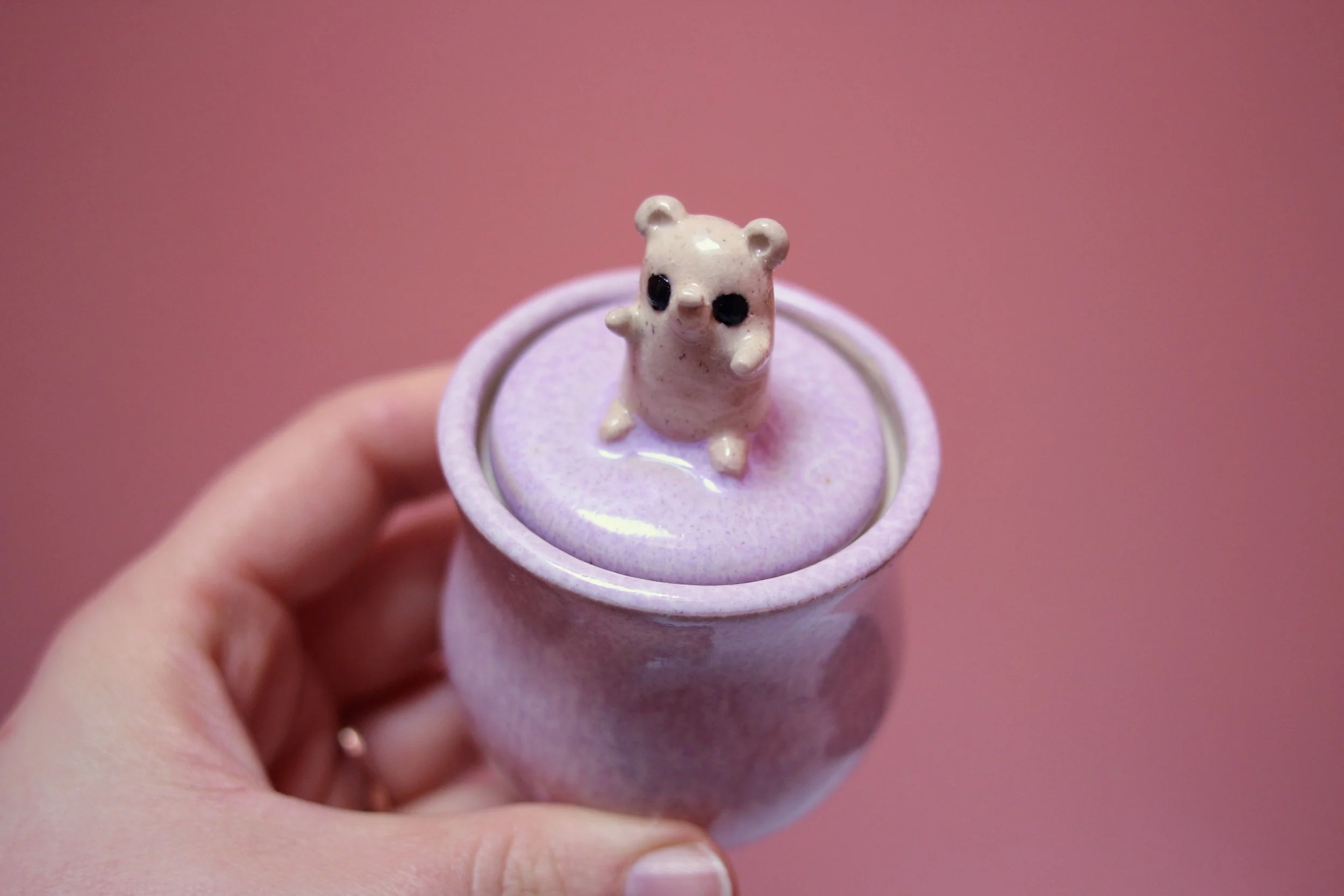 Bear mini jar