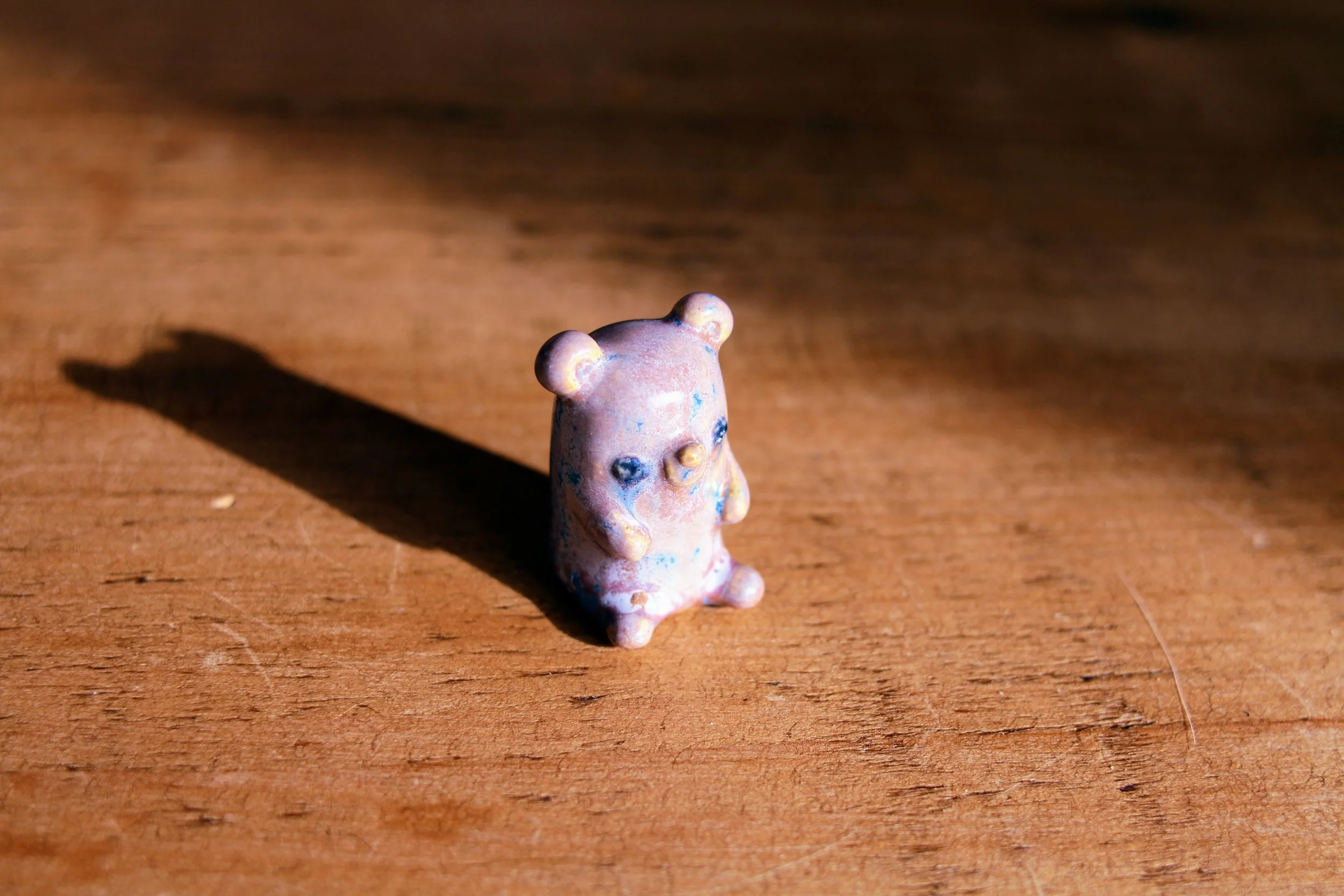 Teeny tiny bear friend