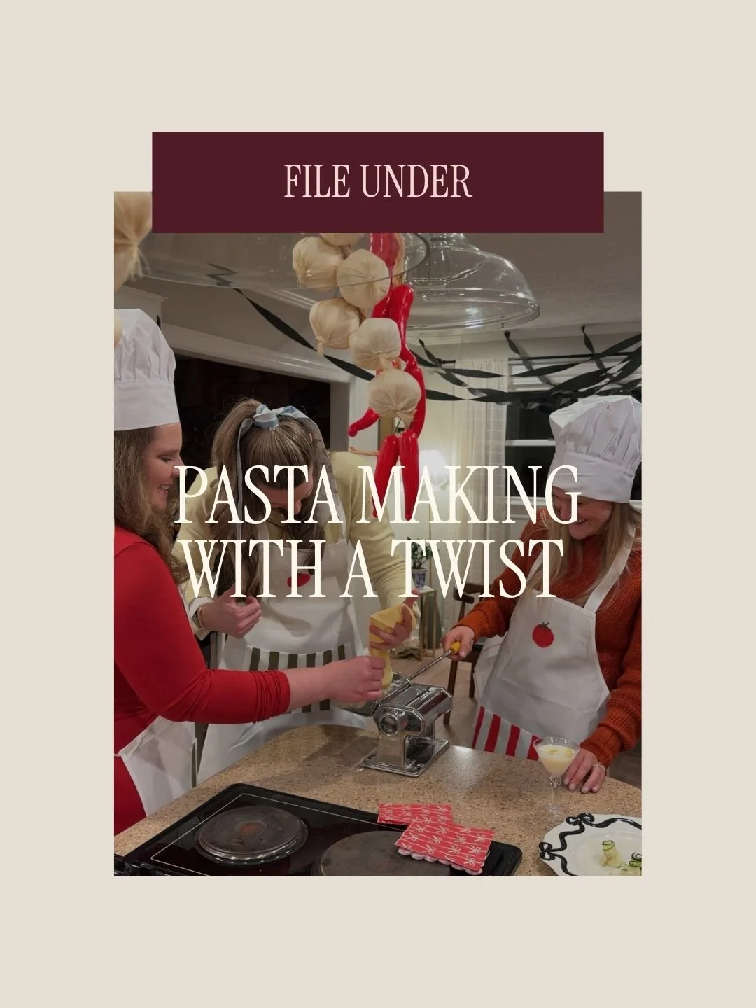 Pasta Making with a Twist