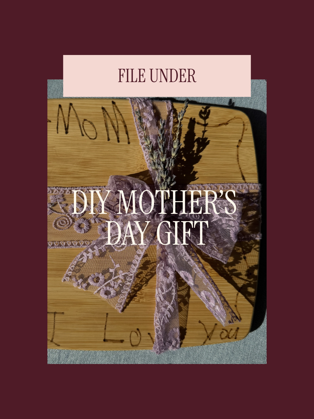 DIY Custom Cutting Board