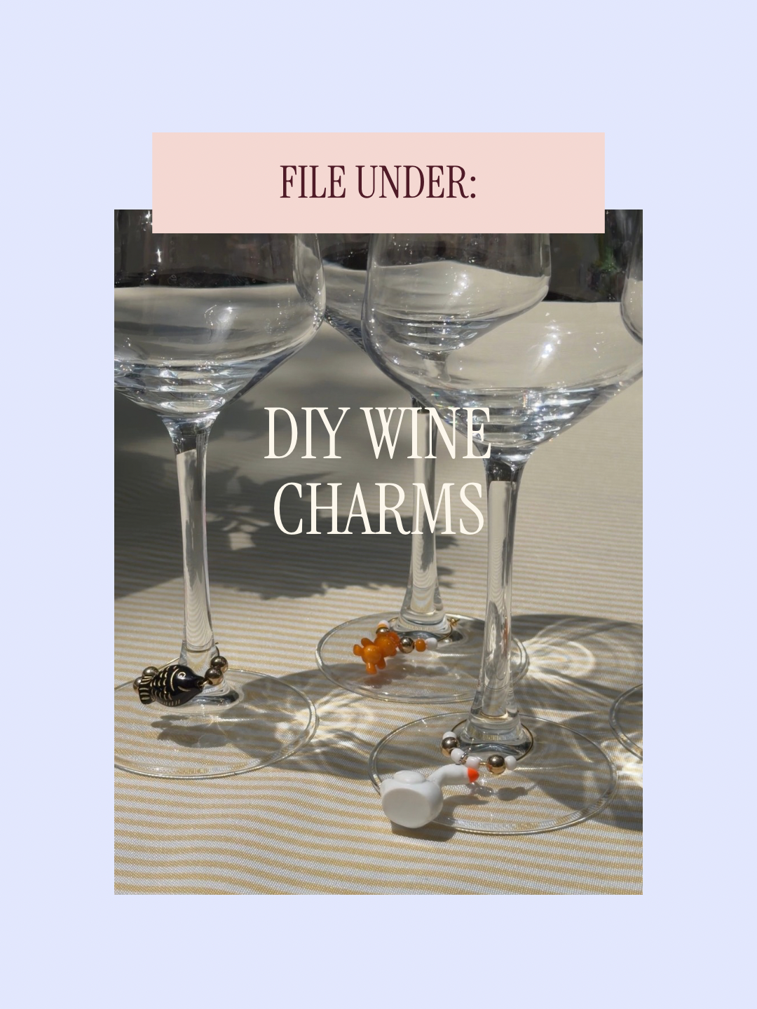 DIY Wine Charms