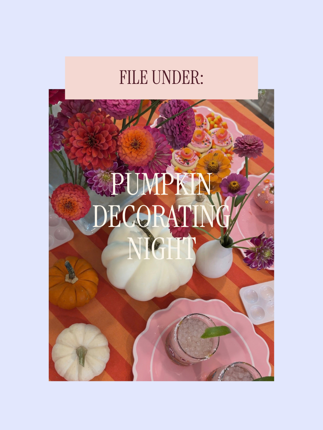 BYOPumpkin Craft Night