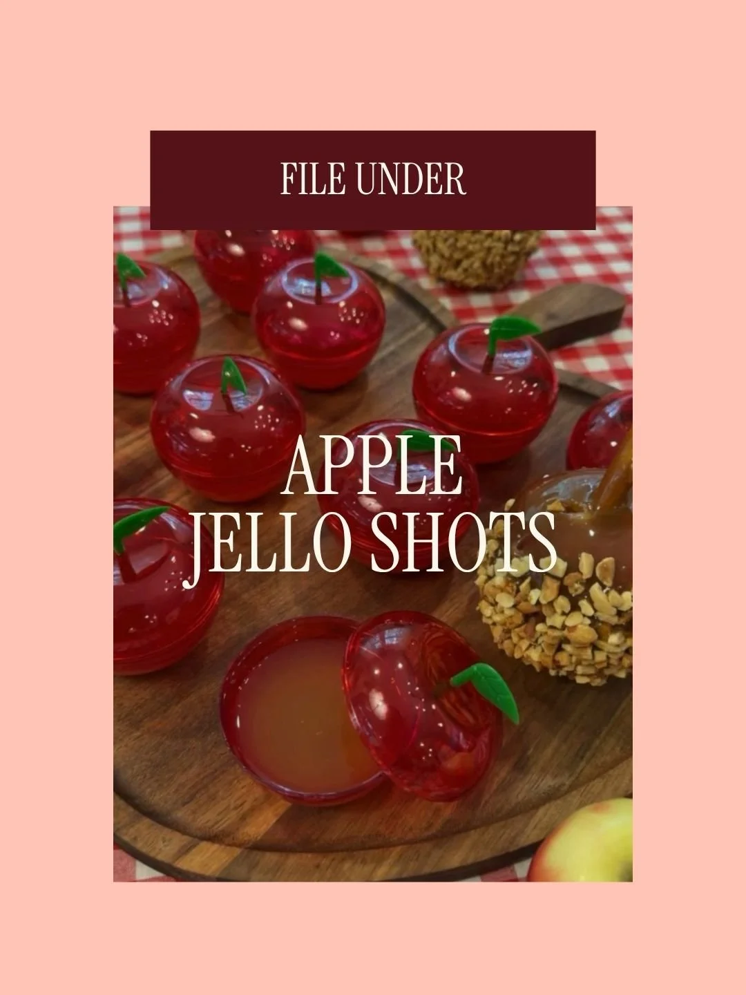 Caramel Apple Jello Shots