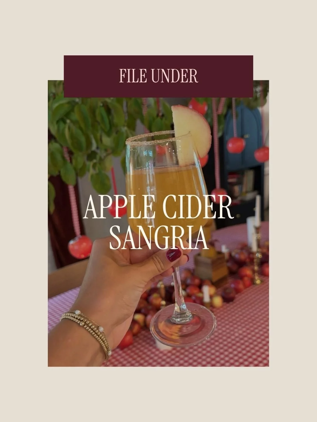Apple Cider Sangria