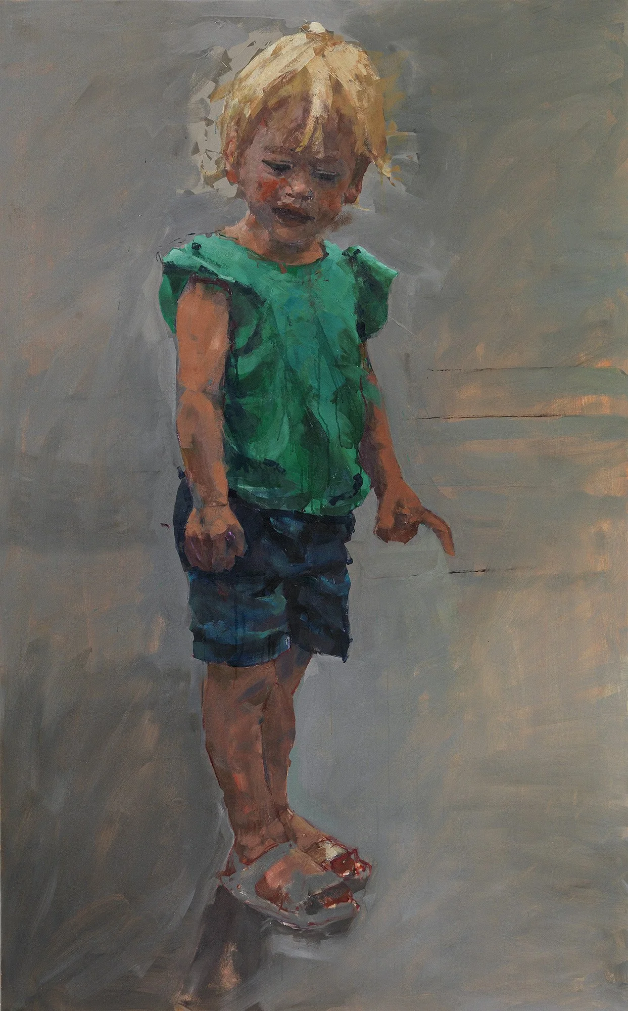 Untitled, 2015, oil on canvas, 160x100cm