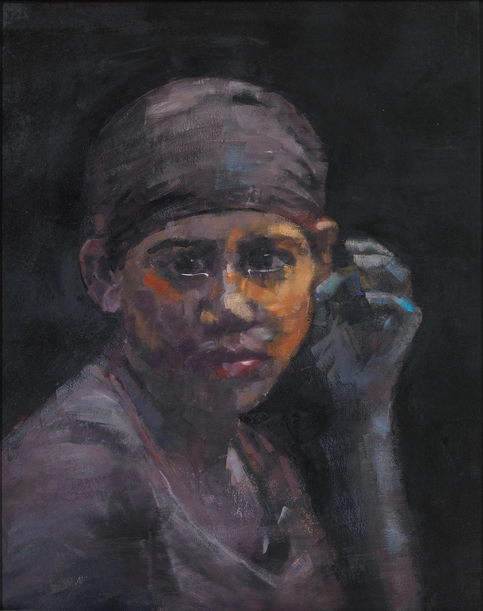Breadwinner, 2015, oil on canvas, 55x48cm
