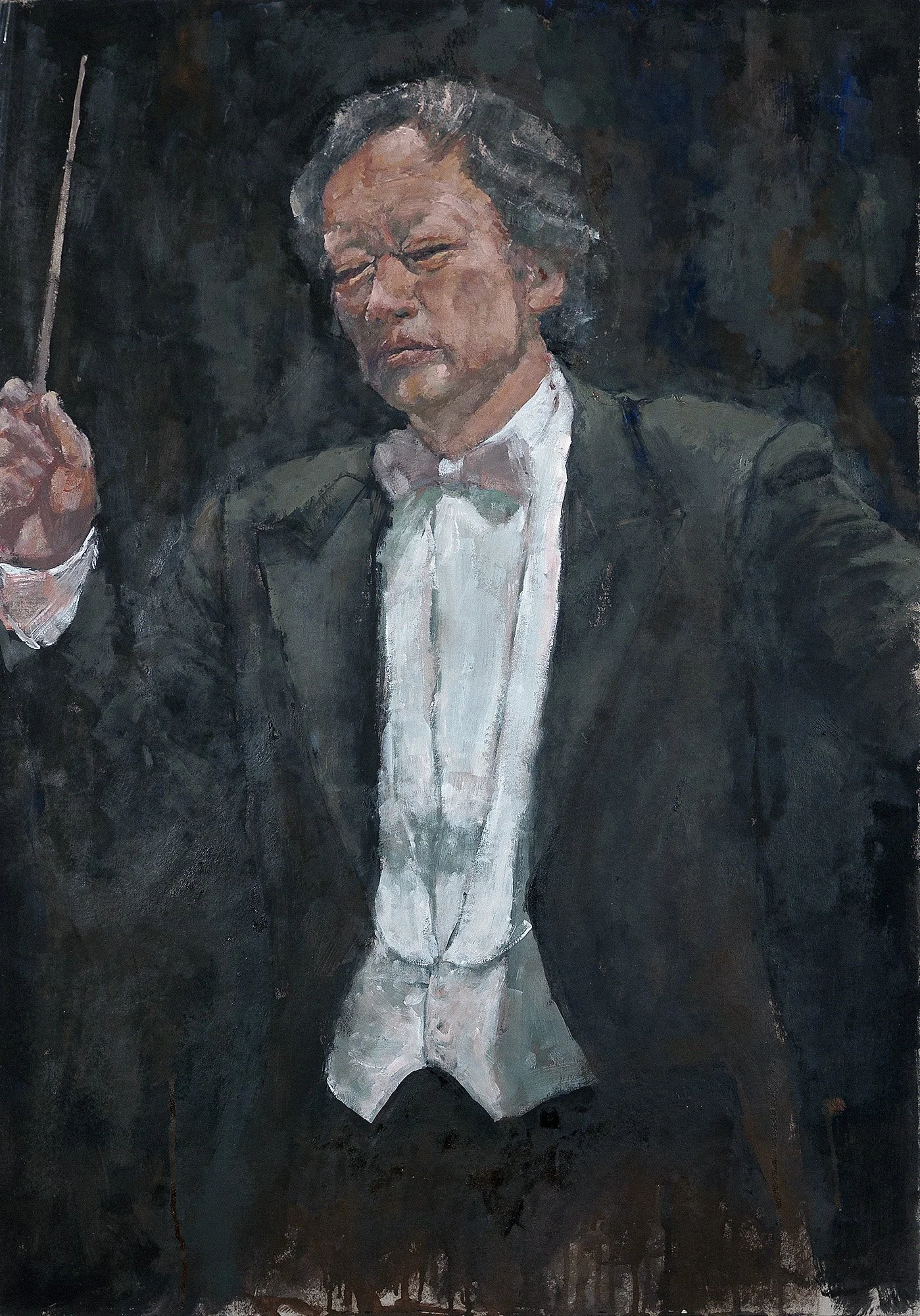 Untitled, oil on board, 100x70cm