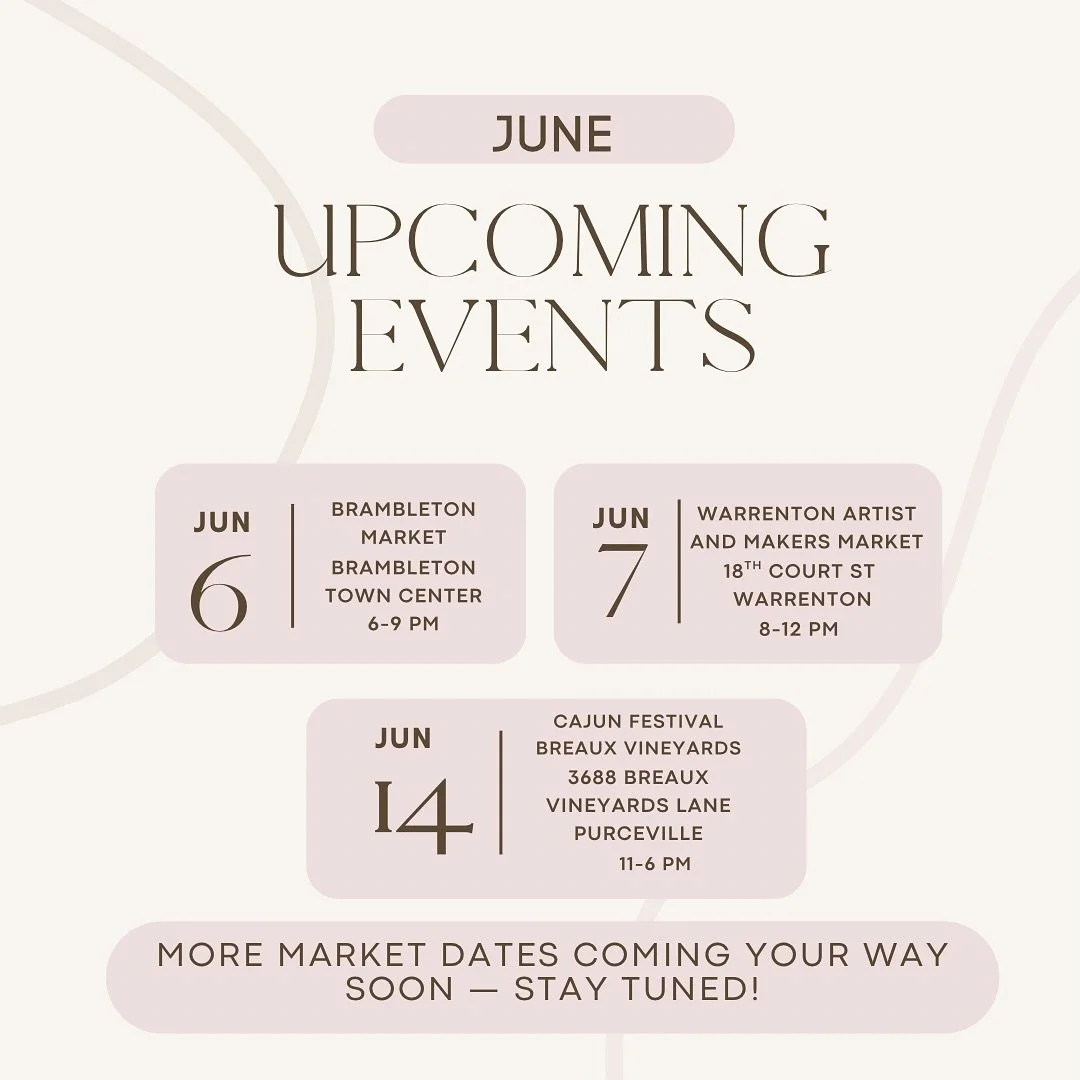 🌸 Designs by Rossana is popping up this June! 
Come shop my pressed flower art and one-of-a-kind floral creations at these beautiful markets:

🛍️ June 6 &ndash; Brambleton Market | 6&ndash;9 PM
🎨 June 7 &ndash; Warrenton Artist &amp; Makers Market