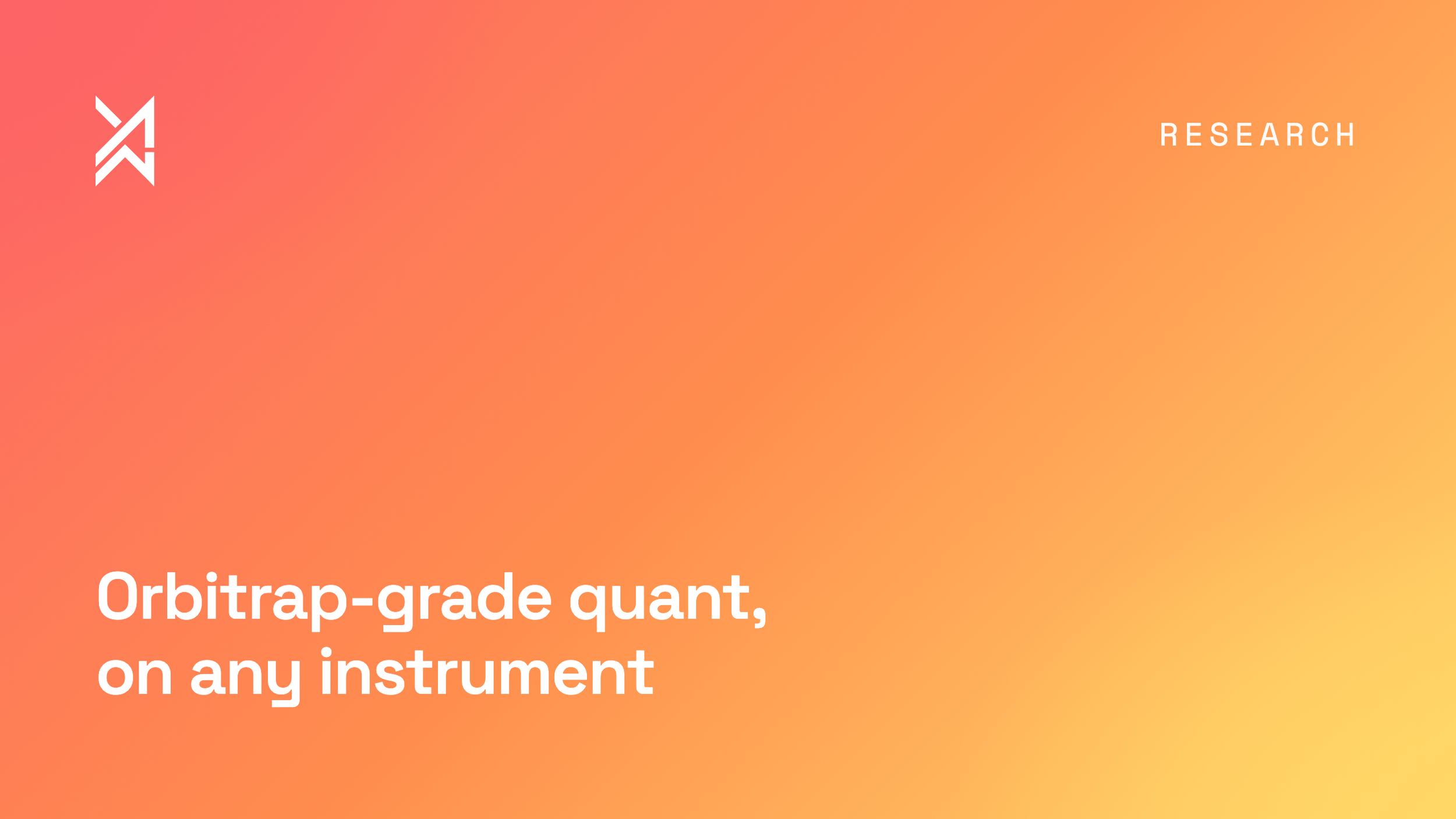 How Pyxis closes the gap to Orbitrap-grade quant