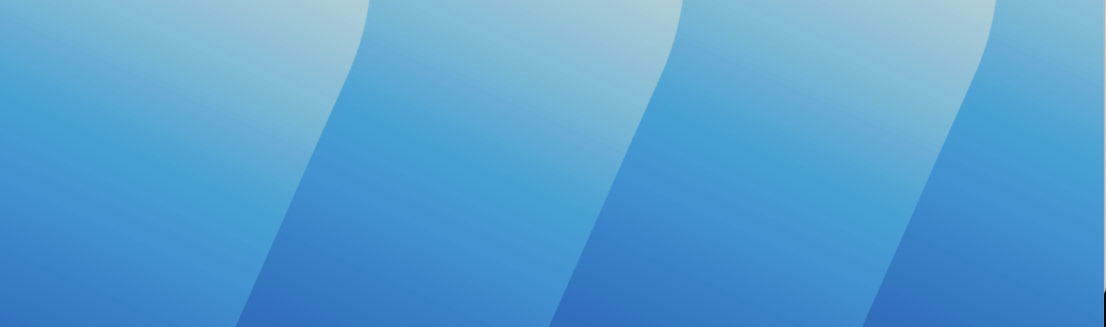 Abstract blue background with diagonal gradient and curved shapes.