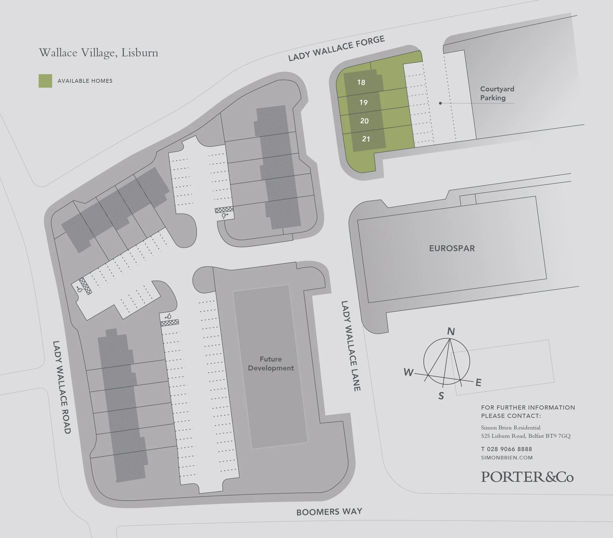 Wallace Village sitemap.