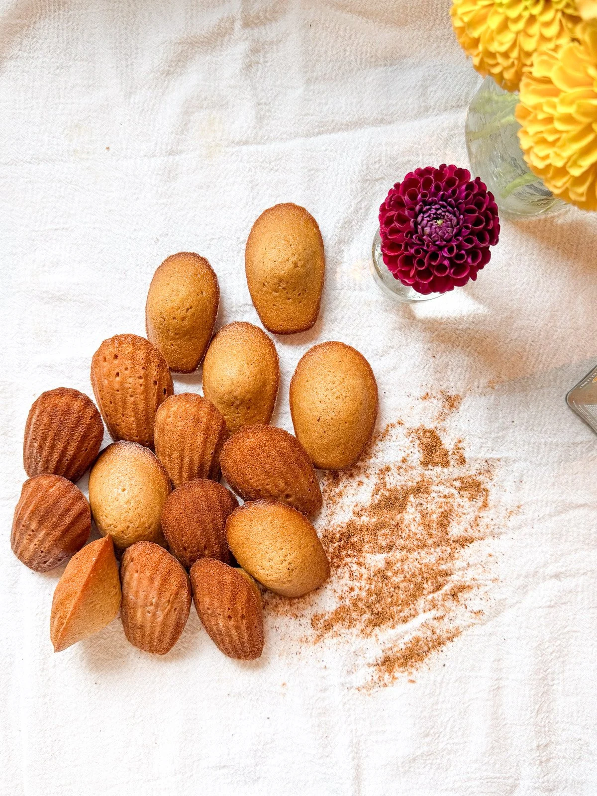 Brown Sugar Nutmeg Madeleines