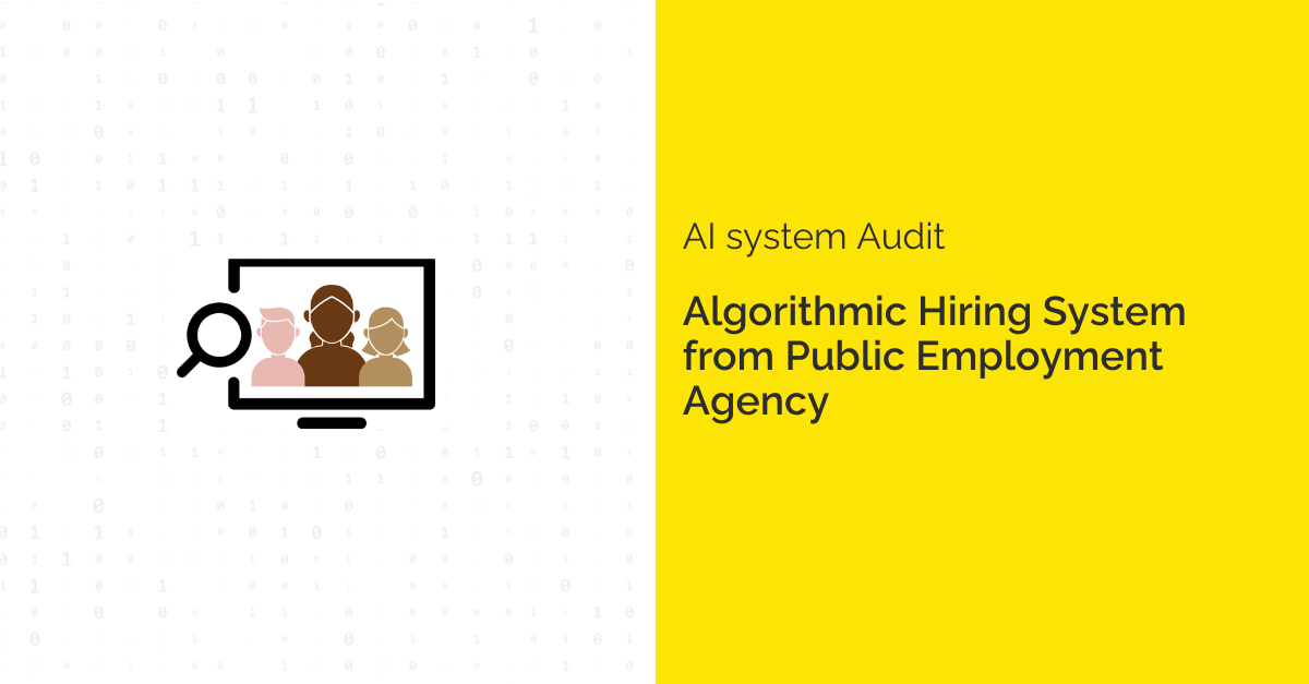 Evaluation of an Algorithmic Hiring System: A Public-Sector Case Study