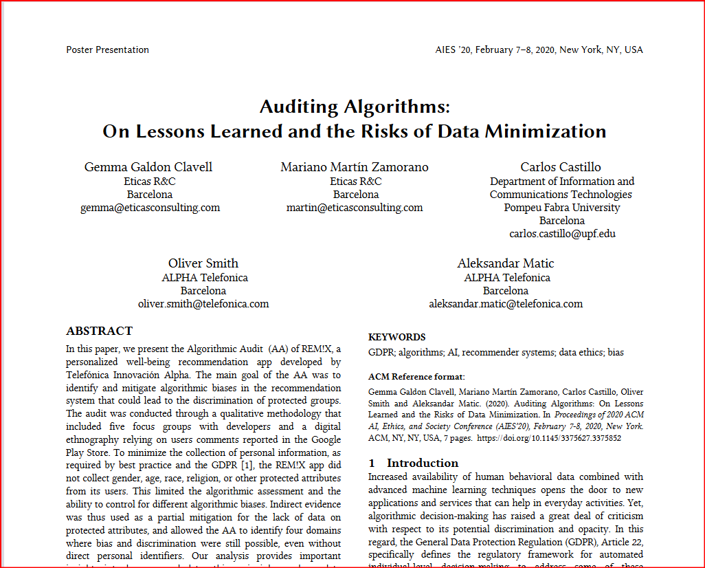 Evaluation of a well-being recommendation app by Telefónica