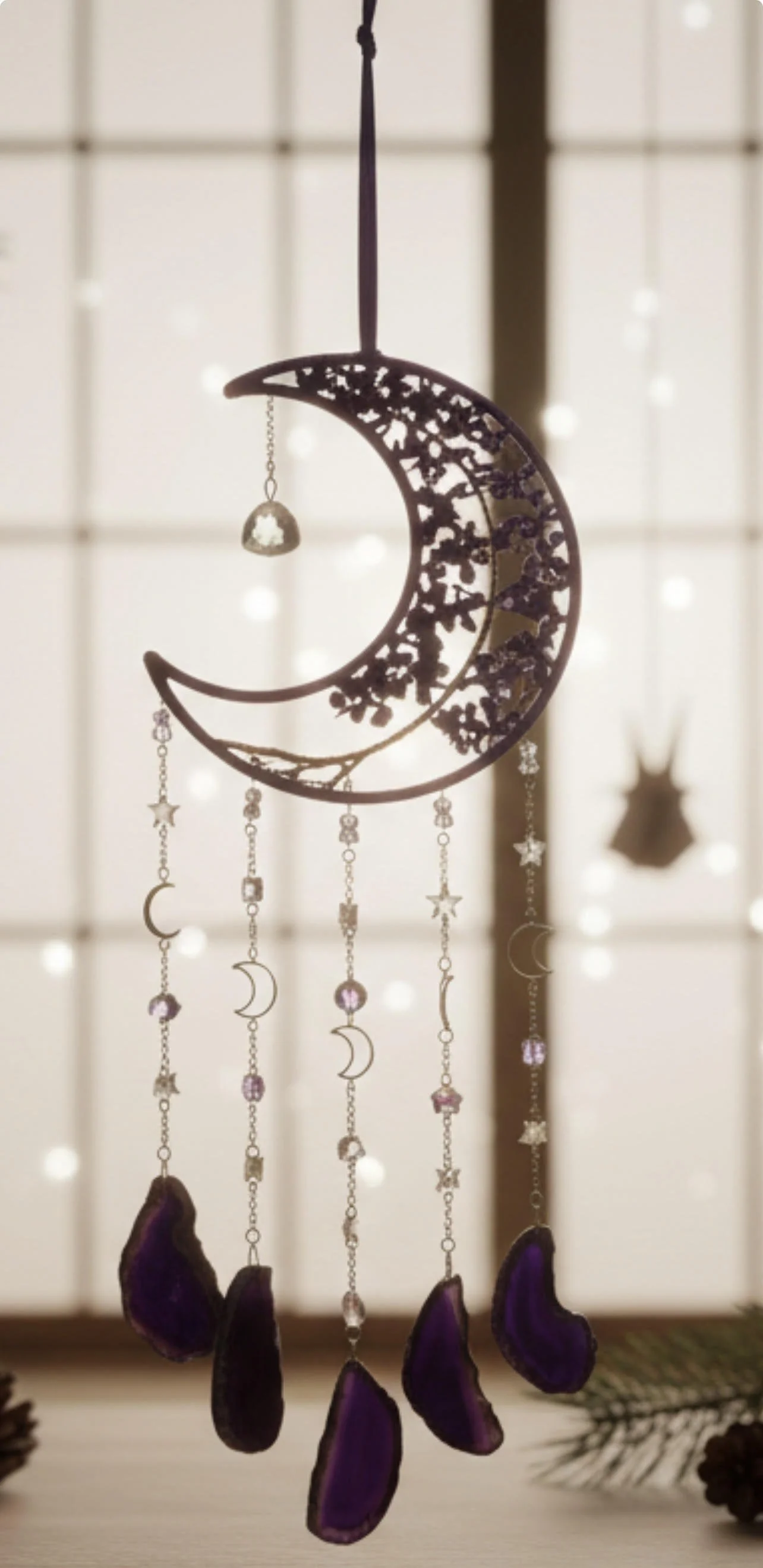 Amethyst Dream Catcher