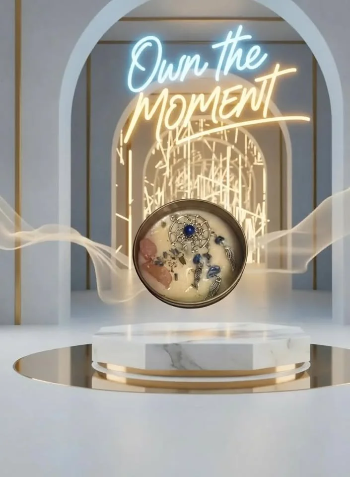 rose quartz and lapis lazuli   lavender and peppermint  Candles