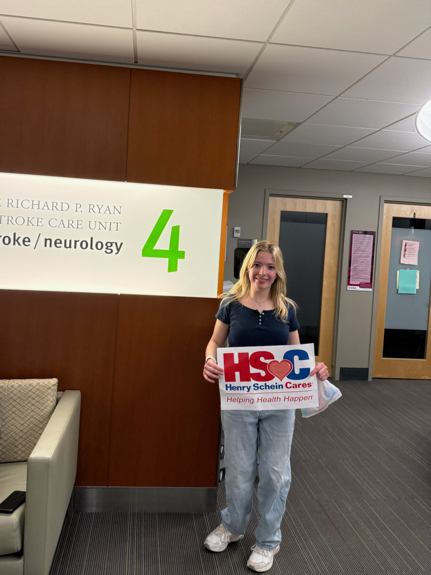 Abiliteeth initial outreach at Spaulding Rehabilitation Hospital in Charlestown, MA to deliver 100 dental care bags each to the pediatric and adult floors. These bags were hand delivered and include a toothbrush, toothpaste, floss, and oral care inst